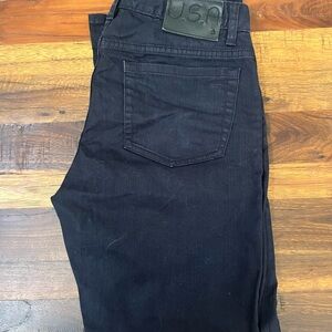 John Varvatos Black Jeans Sleek Design